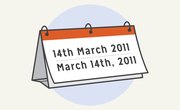 Different Ways to Write the Calendar Date
