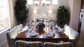 Learn the correct way to set a table in an etiquette class.