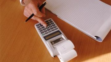 Math calculations are part of an accountant's daily work routine.