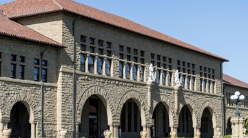 The main quadrangle on Stanford University's campus.