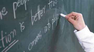 Teaching English.