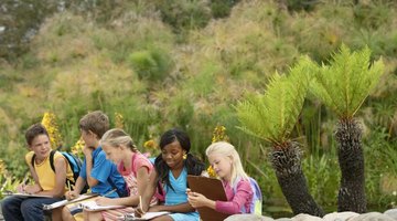 Students on class field trip.