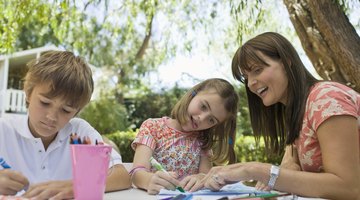 Crafting is a fun activity for the whole family.