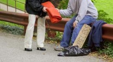 Social workers often help their clients with concrete needs, like housing and food.