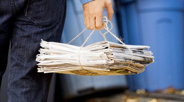 Newspapers are among the paper products you can recycle with Paper Retriever.