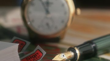 Close-up of pen.