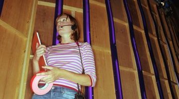 A stage manager does a lot of work behind the scenes.