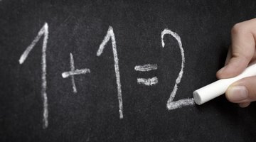 Have the students trace over number sentences that you've written and copied onto paper.