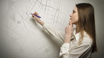 Give a plain white board a utilitarian makeover by adding lines.