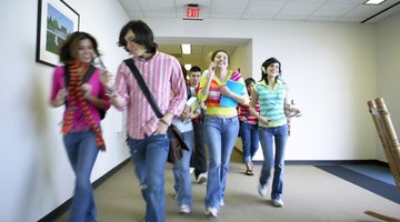 Secondary school students may move on to university or college after graduation.