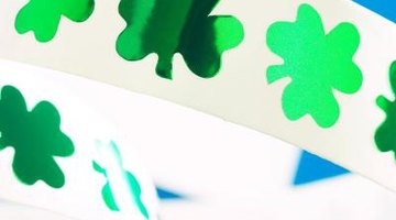 Shamrocks are a common symbol used on St. Patrick's Day.