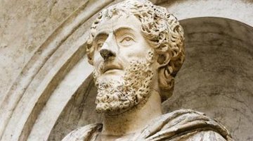 Image of a statue of Plato.
