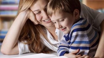 Children learn language by imitating what they hear from those around them.