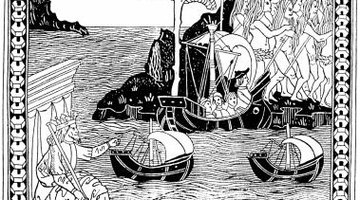 Columbus' ships included the Niña, the Pinta and the Santa María.