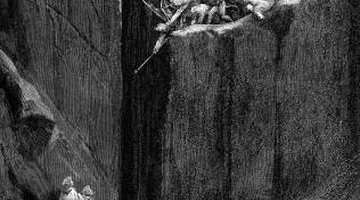 In his journey through hell in the first part of the "Divine Comedy," Dante encounters demons and monsters who have been transformed from their original shapes because of their transgressions.