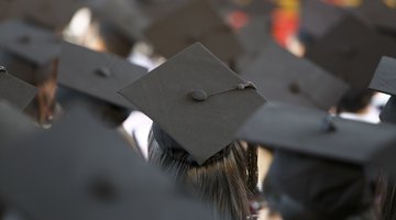 Students in graduation caps