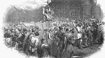 Some rebellions use violence as a political means.