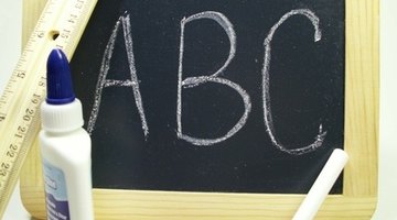 Ask each child to write his name on the board after introducing himself to the class.