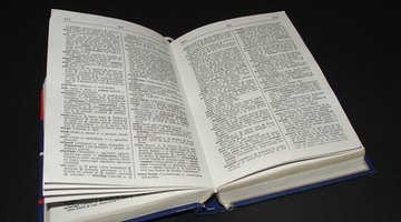 Dictionaries provide definitions of words.