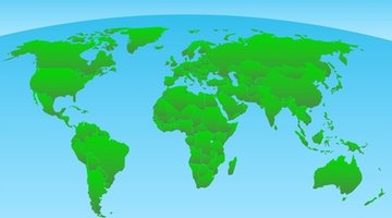 Knowing the shapes of countries makes it easier to point them out on a map.