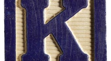 The K sound is made by the letters K and C.
