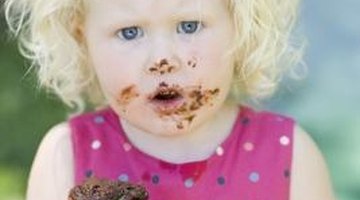 Somebody ate chocolate.
